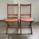Ensemble de chaises pliantes Thonet, années 1950