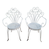 2 fauteuils en fer forgé
