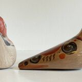Couple BIRDS Handmade Ceramics MEXICO