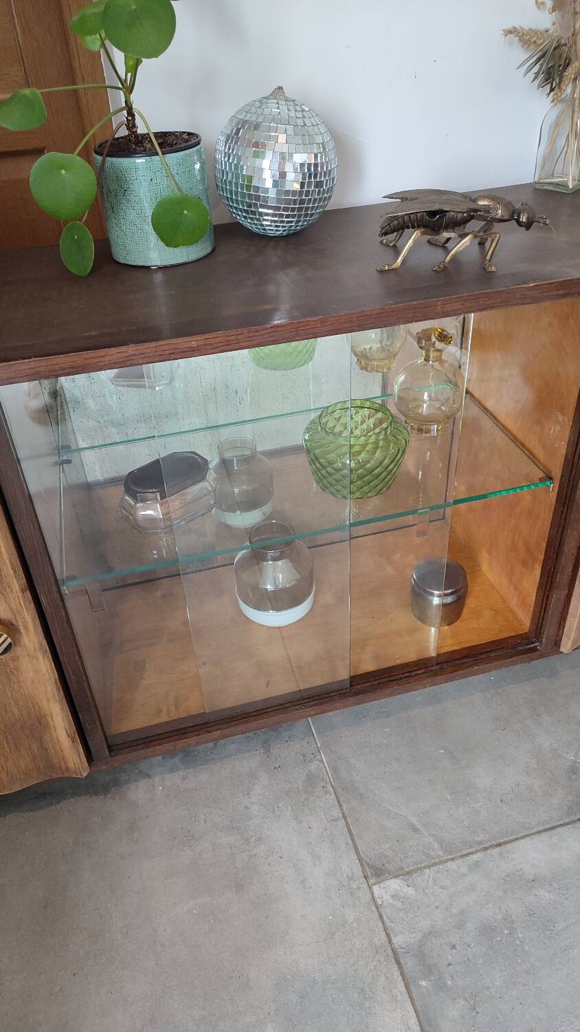 Small solid wood sideboard