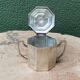 Art Deco coffee service, silver metal and rosewood