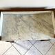White marble vanity unit