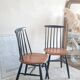 Pair of Scandinavian chairs model Fanett by Tapiovaara
