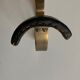 Adnet hook in bronze and leather 1950