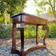 19th Century Empire Style Mahogany Console Table