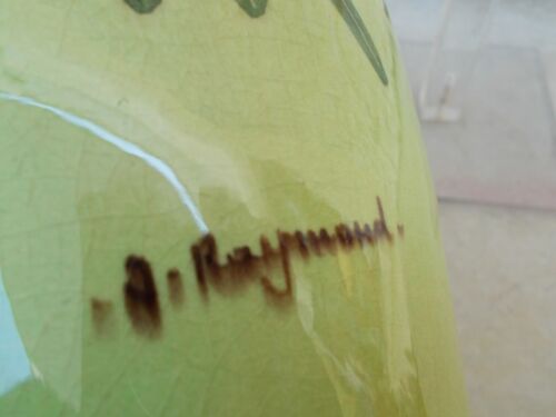 Vase signed Raymond ceramic Saint Jean du Désert