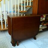 English mahogany folding gateleg table