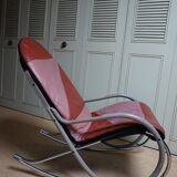 Swiss Nonna Rocking Chair by Paul Tuttle for Sträslle, 1970's