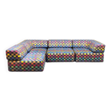 Vintage modular sofa Cor Trio Team Form AG 'Colored Check'