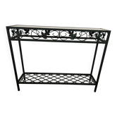 Wrought iron console