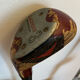 Golf bag filled with 5 vintage clubs