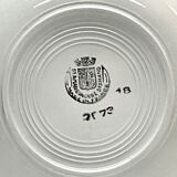 Set of 6 hollow plates "St Amandinoise/St Amand"