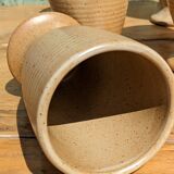 4 tasses Mazagrans en grès artisanal