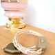 Lampe globe vintage en verre de Clichy rose