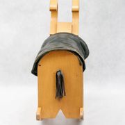 Vintage wooden rocking goat from the 1960s.