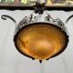 Muller Frères Lunéville (1895 - 1933). Art Nouveau style chandelier.