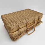 Rattan suitcase