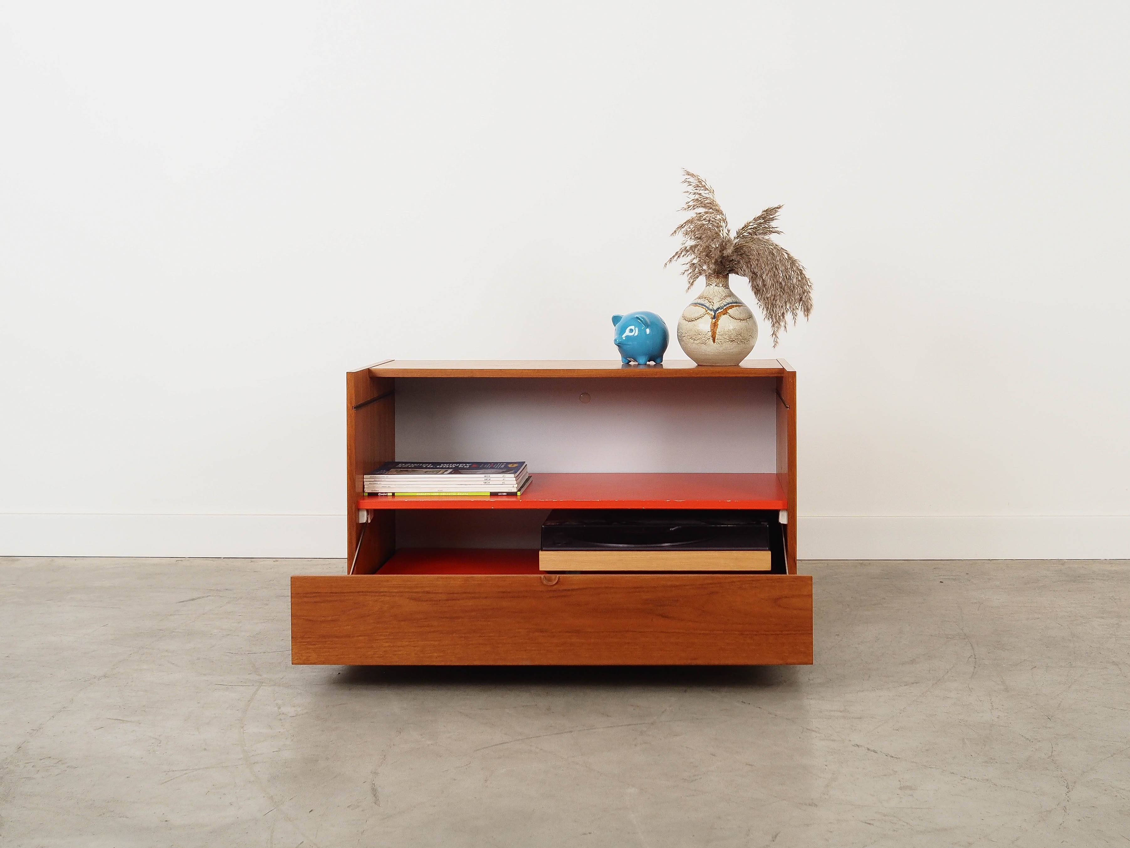 Turntable cabinet, Danish design, 1970s, made in Denmark