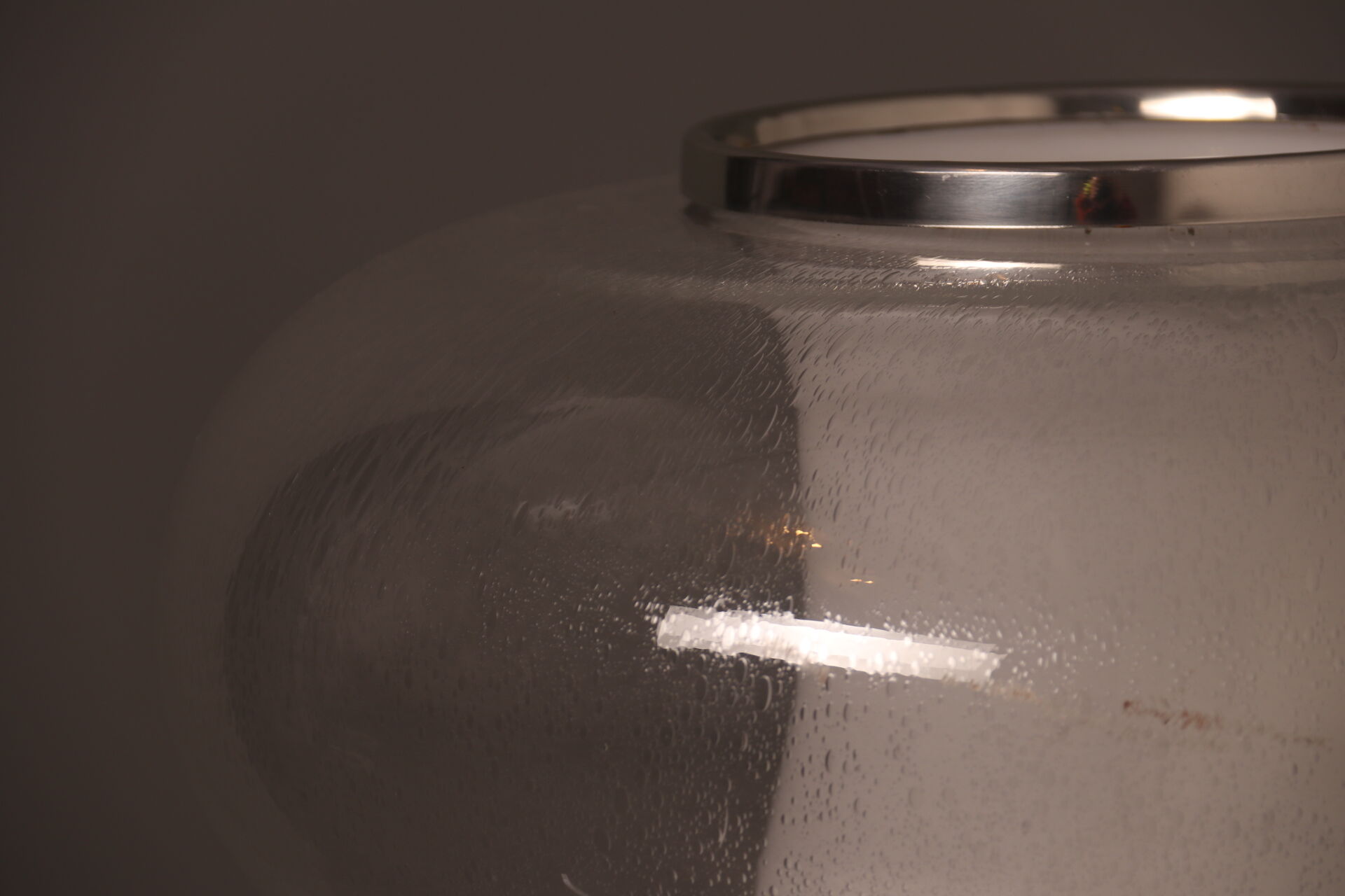 Table lamp in mouth-blown glass  Italy - 1970's