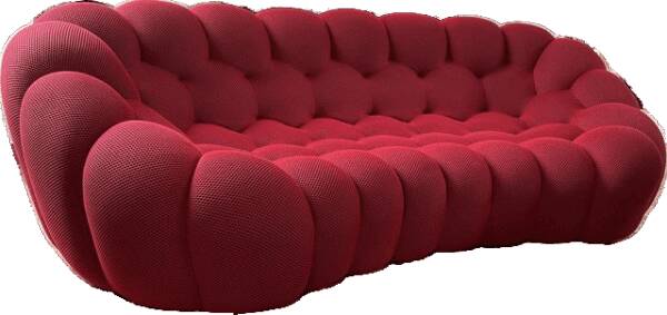 Canape roche bobois bubble arrondi 3-4 places