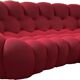 Canape roche bobois bubble arrondi 3-4 places