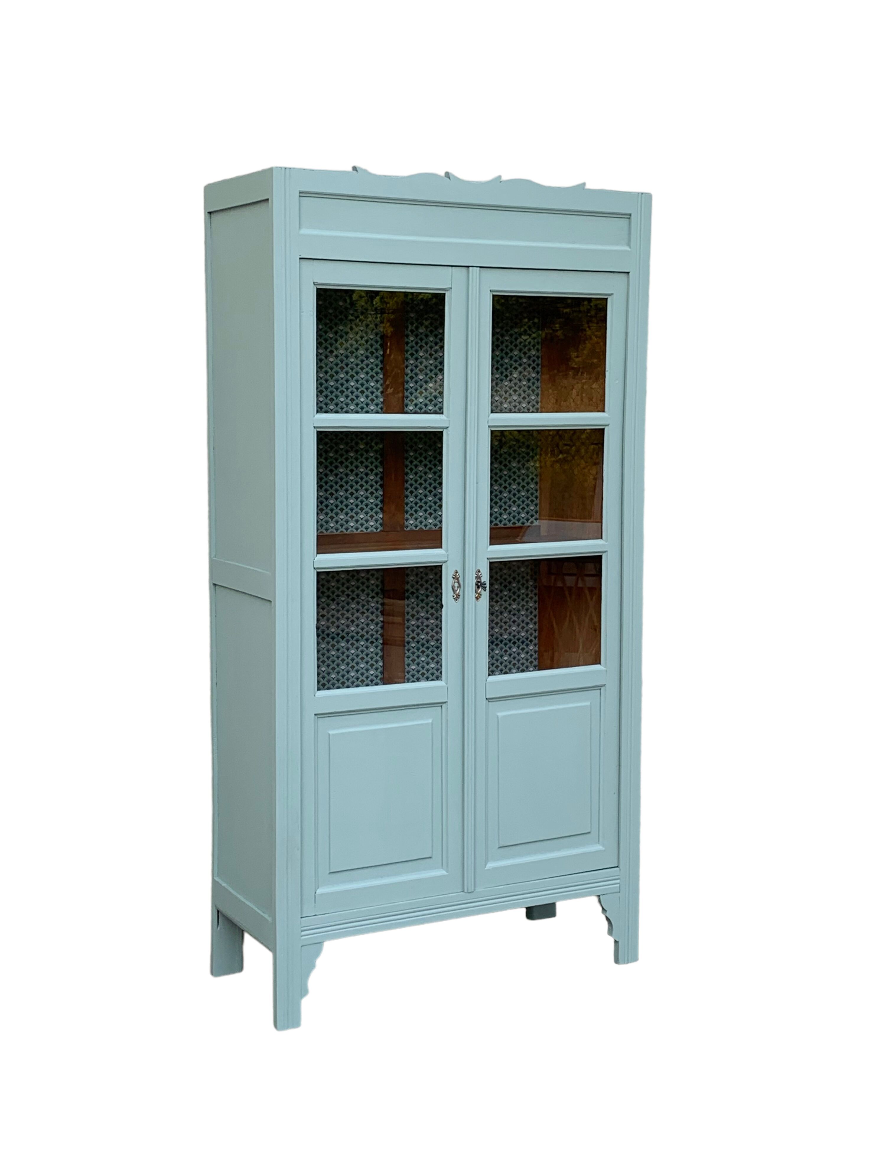 Parisian glass cabinet art deco 1940