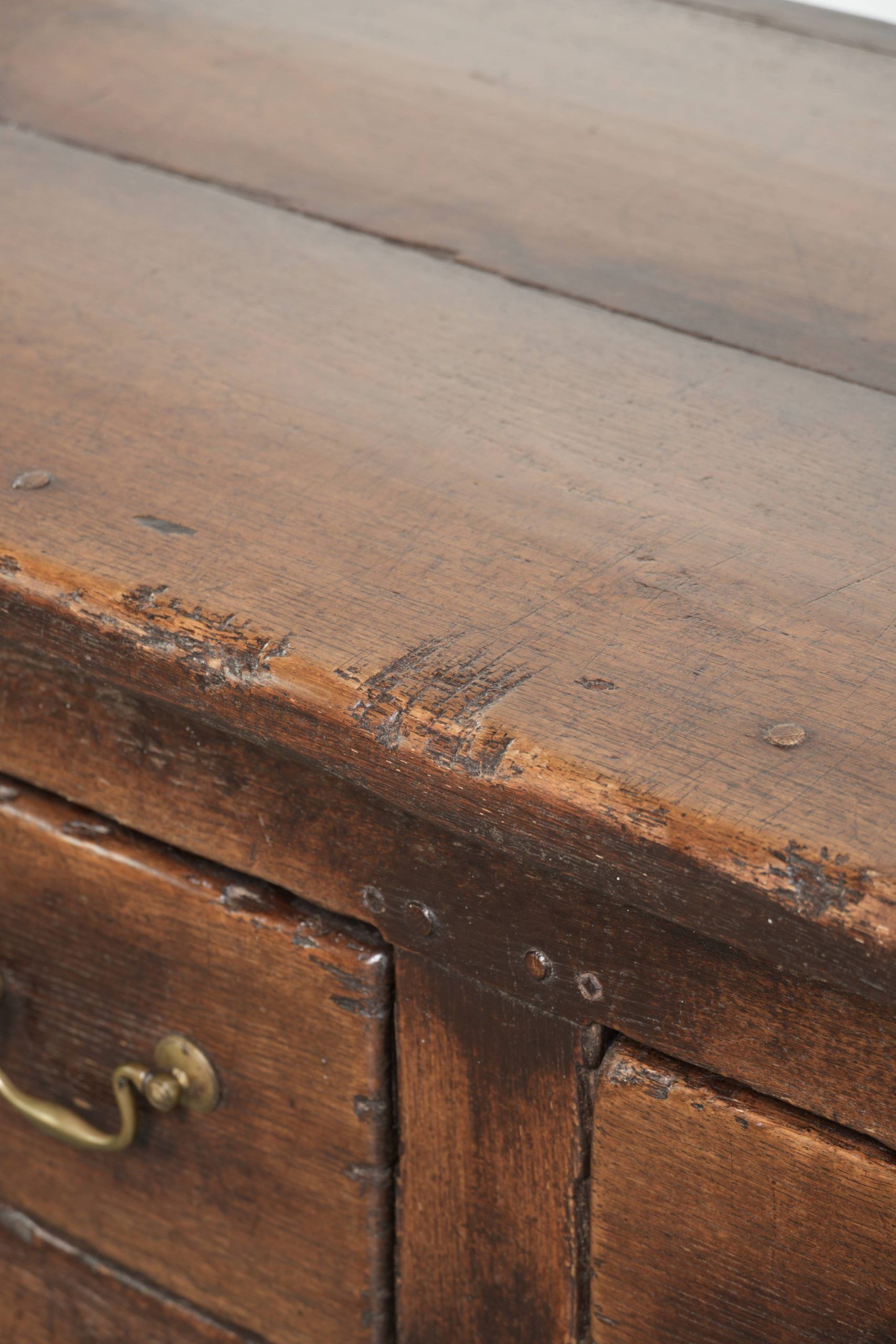 Antique sideboard in English style 19th century with a rural appearance