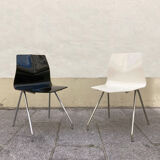 Pair of diamond chairs by René-Jean Caillette, for Steiner