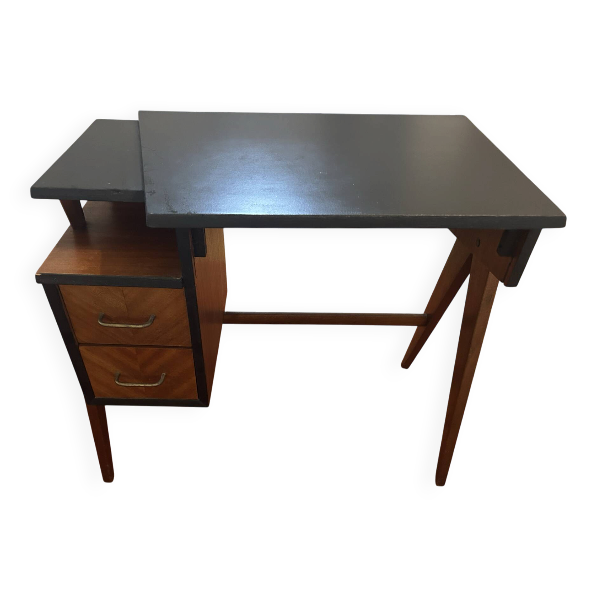 Small modernist desk / Mid-Century / compass – 1950s-60s