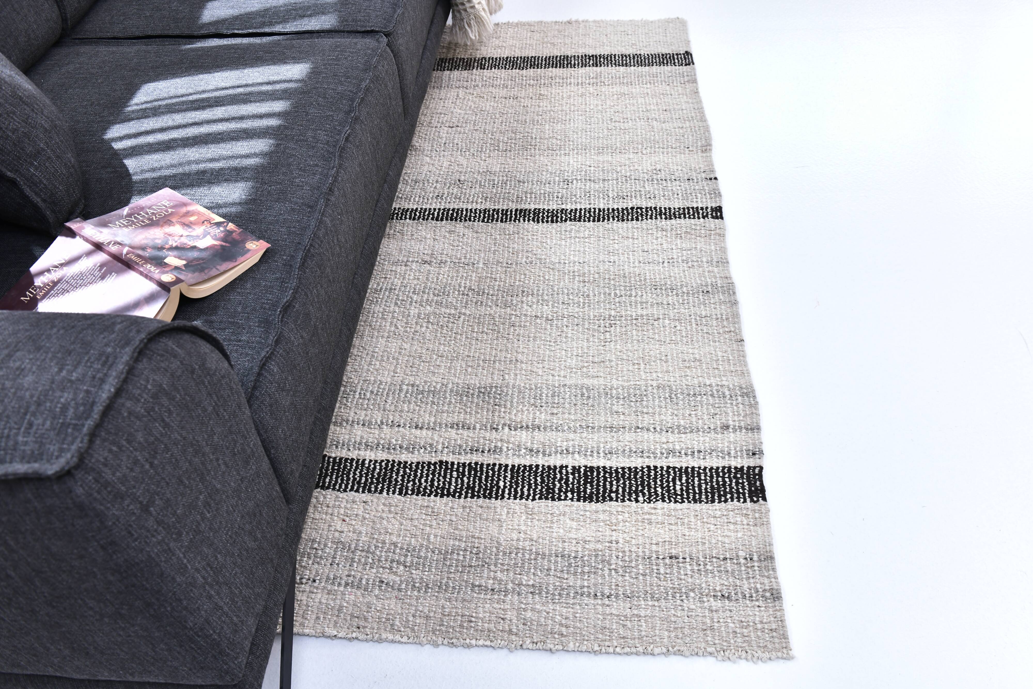 Beige black kilim rugs, runner kilim turkish, hand made wool kilim rug