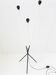 Lamp post triple white scoubidou 1950 vintage 50's rockabilly 50s