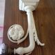 Cast iron art nouveau wall light