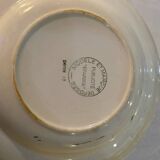 Lot of two antique Digoin Casino deep plates