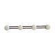Portemanteau métal, 4 patères, années 1950