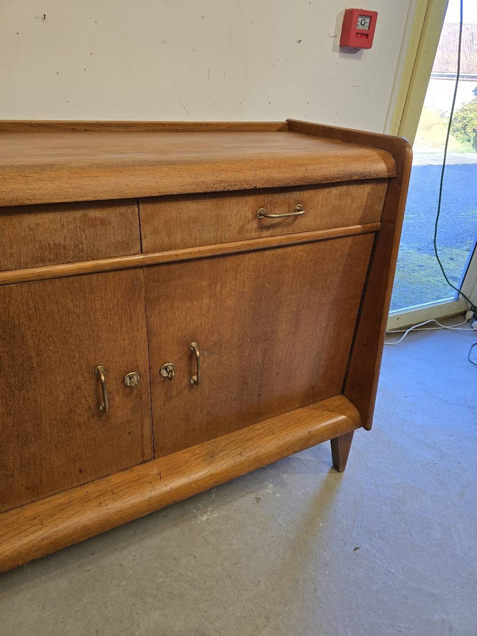 Enfilade 1950 avec vitrine