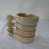 4 cassolettes in sandstone