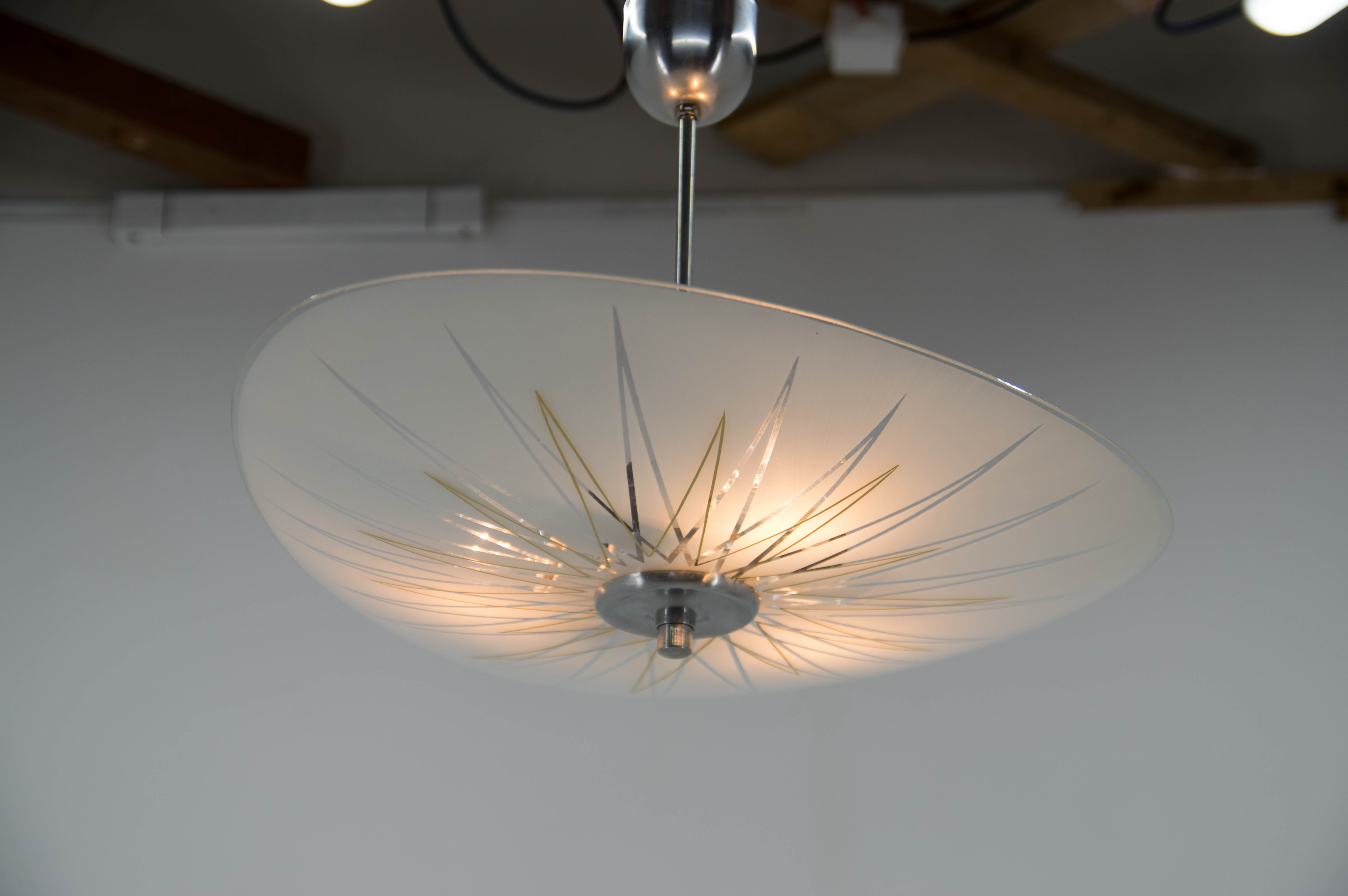 Mid-Century Design Chandelier, 1950s