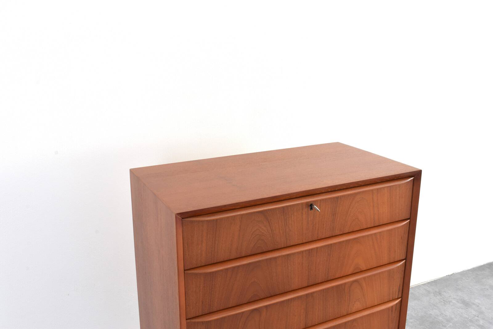 Mid-Century Danish Teak Chest of Drawers, 1960s.