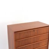 Mid-Century Danish Teak Chest of Drawers, 1960s.