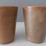 Set of 4 vintage DIGOIN stamped cups