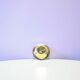 Gold-plated tealight holder Orion by Flemming Eskildsen