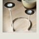 Bmf nagel silver metal chandelier