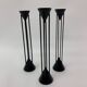 Set of 3 Post Modern candle sticks , 1980's
