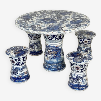 Vintage chinese ceramic dining set