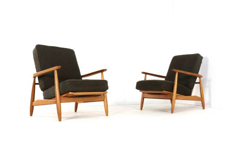 Fauteuil scandinave style Dux « Vejvad » | design vintage