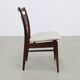 Vintage teak dining chairs by Louis van Teeffelen, 1960s NEW upholstery