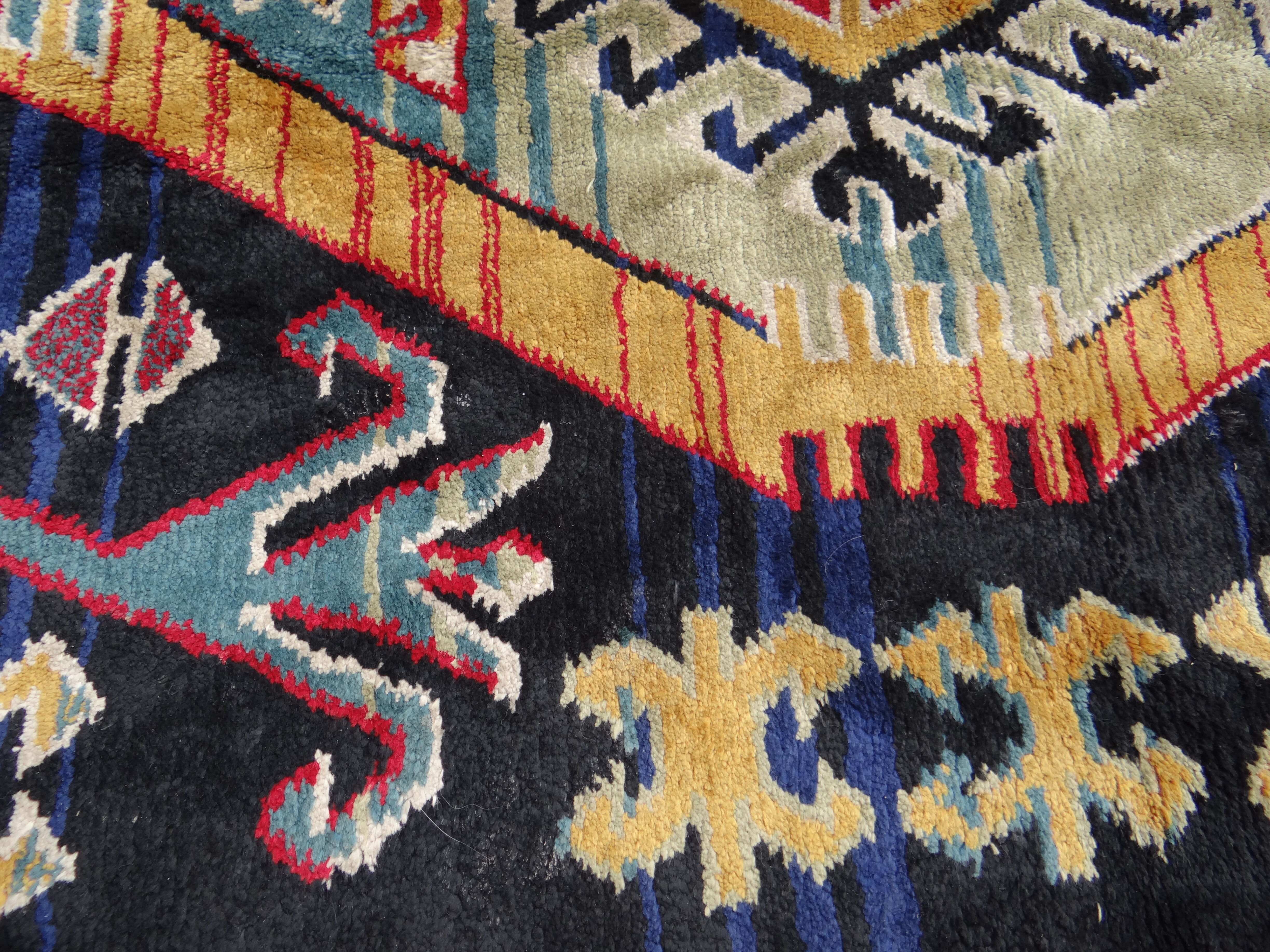 Izmir oriental rug 120x60 cm with vintage handmade Anatolian patterns