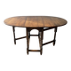 Antique Oak Drop Leaf Gate-leg Table with Barley Twist Legs