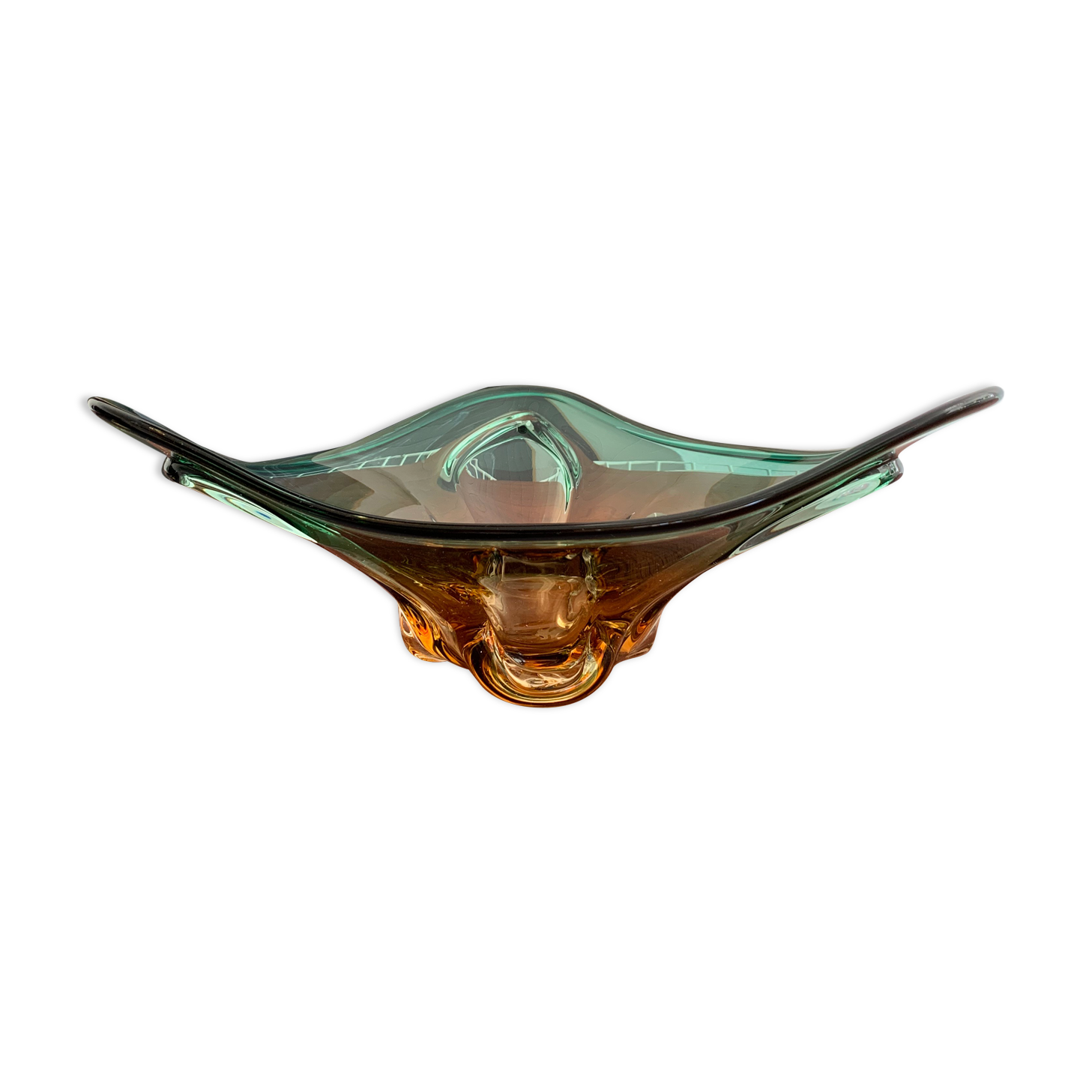 Vintage Murano glass cut