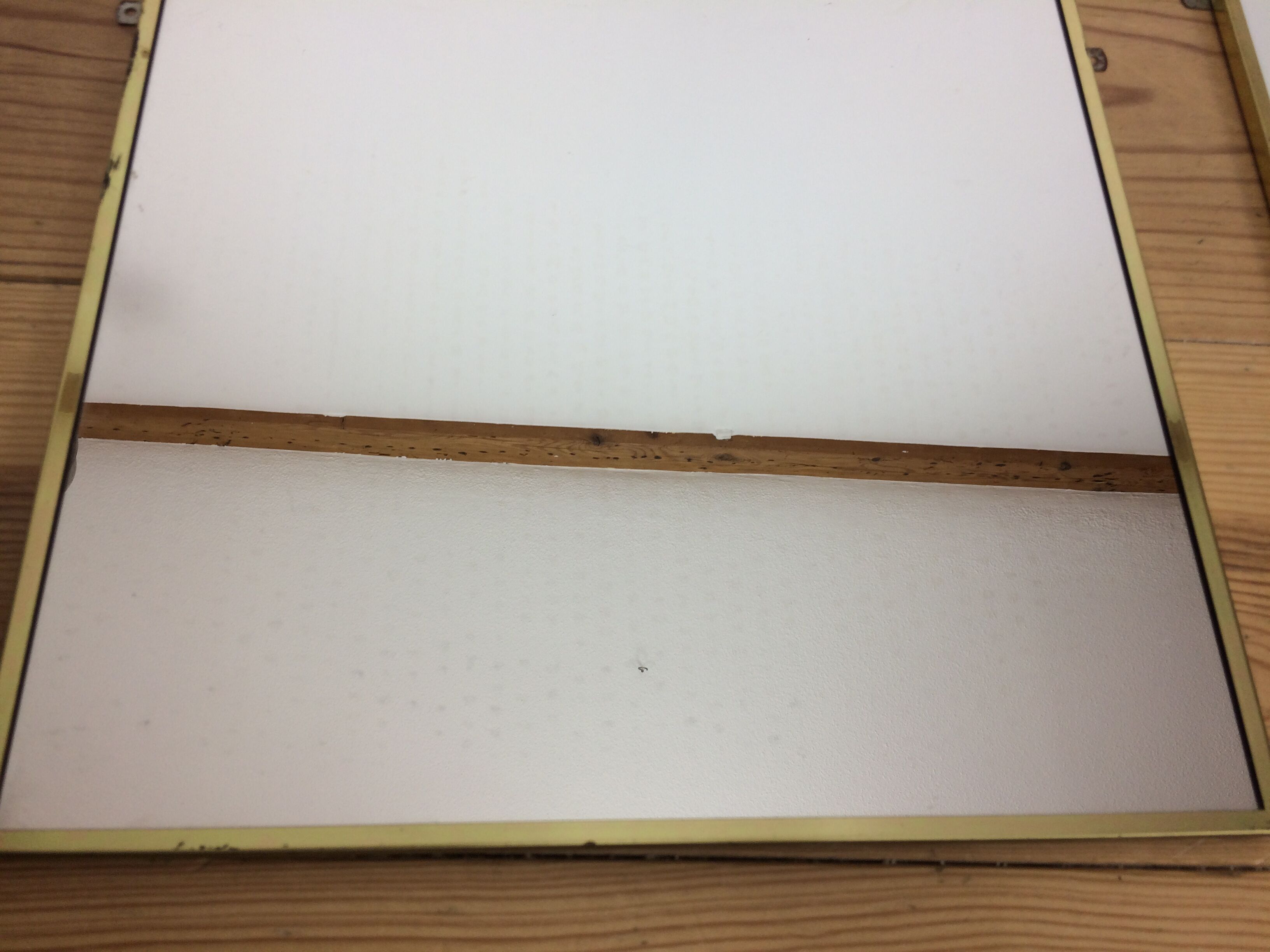 2 golden mirrors 121 x 37 cm